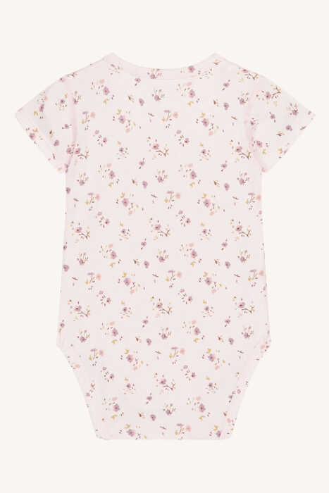 Hust & Claire Bue Baby Body kurzarm Bambus Rose morn 80