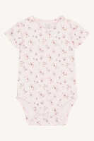 Hust & Claire Bue Baby Body kurzarm Bambus Rose morn 80