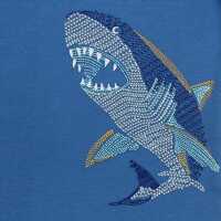 Enfant Terrible T-Shirt mit Haistickerei  jeansblue