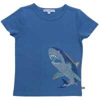 Enfant Terrible T-Shirt mit Haistickerei  116 jeansblue