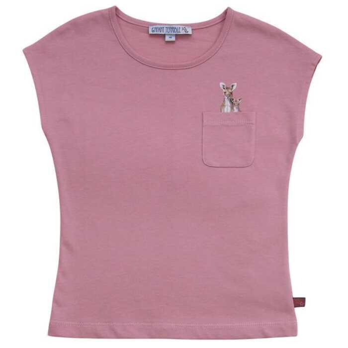 Enfant Terrible Top mit Känguru in Tasche 128 rosewood