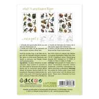 TapirElla Kinder Dinosaurier Tattoo-Set A6 3 Bögen (14,8x10,5cm) Lutz Mauder Verlag