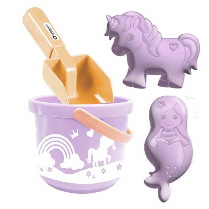 Spielstabil Einhorn & Meerjungfrau Set 4-teilig Sandspielzeug