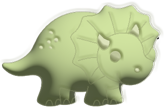 Spielstabil Sandförmchen Dinosaurier Triceratops
