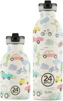 24bottles Urban Bottle 500ml Adventure Friends Trinkflasche mit Sport Lid aus Edelstahl