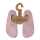 SlipStop Kinder Turnschläppchen Butterfly Peach