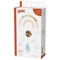 Goki Baby Mobile Elefant auf der Reise Wollfilz, Holz