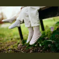 MP Denmark Kallie Kinder Socke aus Bambus 25/28 Wood Rose
