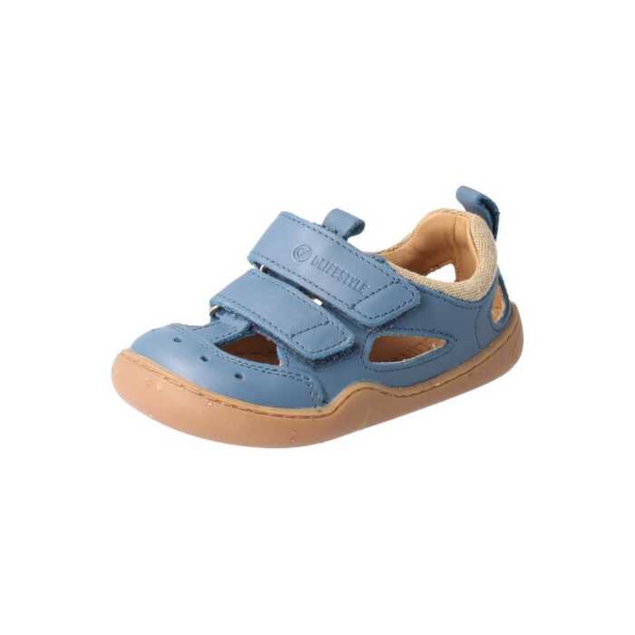 BLifestyle KammmolchSTYLE Kinder Barfuß Sandale mittel 26 meerblau Nappa