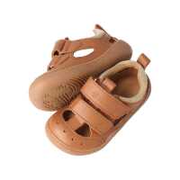 BLifestyle KammmolchSTYLE Kinder Barfuß Sandale mittel 27 haselnuss Nappa