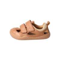 BLifestyle KammmolchSTYLE Kinder Barfuß Sandale mittel 27 haselnuss Nappa