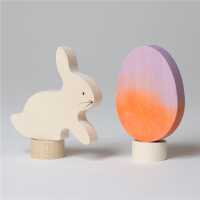 Grimms Steckfiguren Osterset BATIK orange