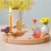 Grimms Steckfiguren Osterset BATIK orange