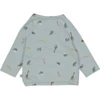 Müsli Baby Wickeljacke mit Safari Druck Biobaumwolle GOTS