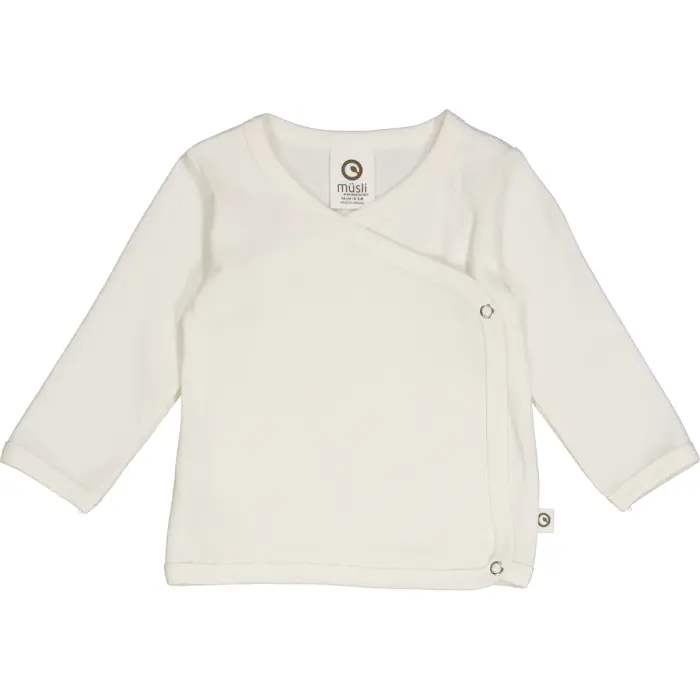 Müsli Baby Wickeljacke Cardigan Baumwolle kbA GOTS