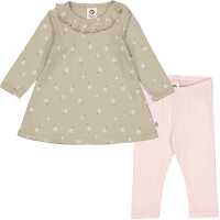 Müsli Set Babykleid und Babyleggings Baumwolle kbA GOTS