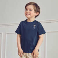 Müsli Palm Set aus Kindershorts und Kindershirt je 1Stk. Baumwolle GOTS
