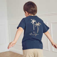 Müsli Palm Set aus Kindershorts und Kindershirt je 1Stk. Baumwolle GOTS