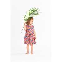 Sense Organics KOBI Dress AOP Leaves