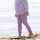 Disana Kinder Leggings light Sommerwolle GOTS 134/140 flieder