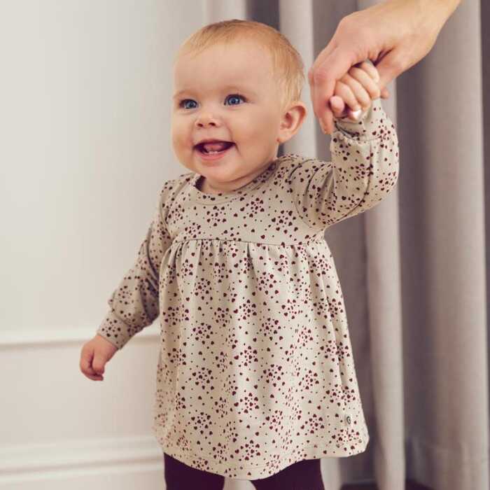 Müsli Bodykleid Baby Love dress body Baumwolle kbA GOTS