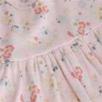 Minymo Kleid kurzarm Rosen Quartz