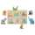 Goki Hintergrundbildpuzzle wilde Tierbabies mit Elternteil 1+ Holz