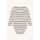 Hust & Claire Buller - Langarm Body  gestreift warm sand aus Bambus