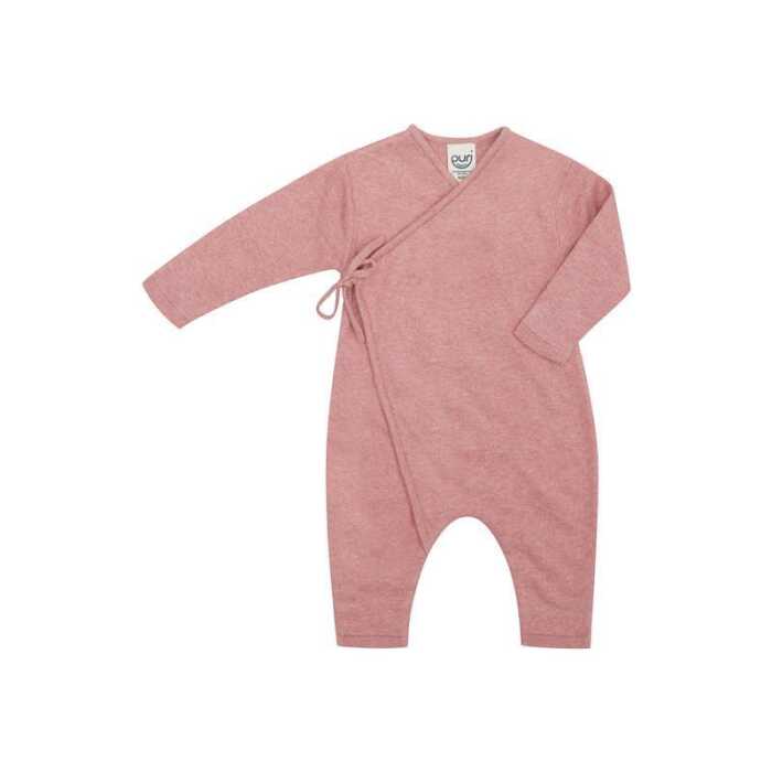 Puri Baby Spielanzug Baumwolle kbA/Seide Einteiler ash rose 50/56
