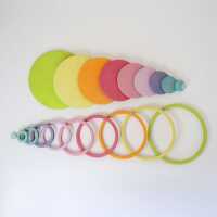 Grimms Konzentrische Kreise und Ringe Pastell  20 Teile...