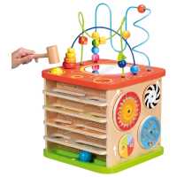 Goki Activity- und Motorikwürfel ActiveKids 1+ Holz, Metall