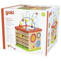 Goki Activity- und Motorikwürfel ActiveKids 1+ Holz, Metall