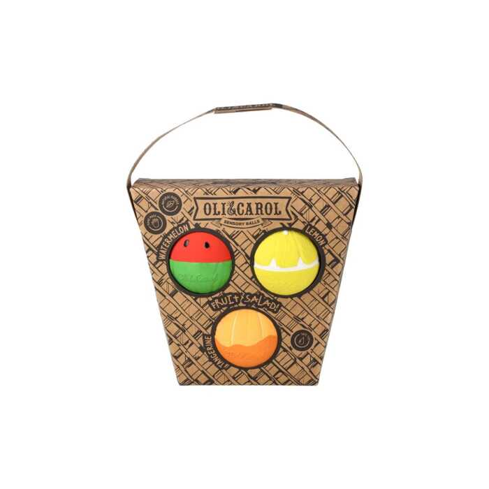 Oli&Carol Baby Sensor Ball Fruchtsalat 3er Set