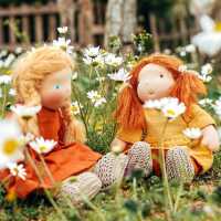 ChimpyToys Puppe Mari nach Waldorf Art Stoffpuppe...
