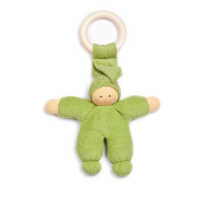 Nanchen Pimpel mit Ring Ahorn Baby Schmusepuppe 22cm
