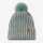 Aliap Wintermütze mit Bommel Ripp Merino Wolle Kindermütze