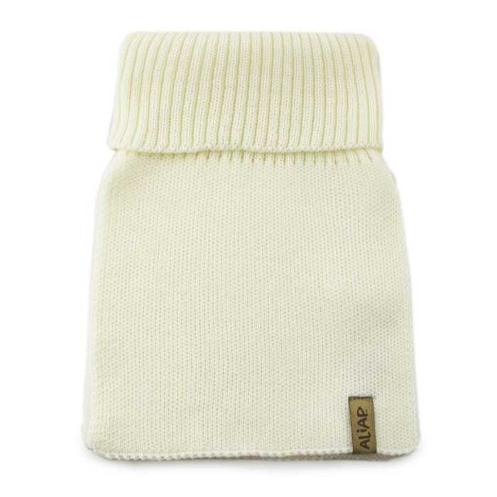 Aliap Schlupfschal Ripp Merino Wolle onesize cream Erwachsene