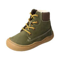 Filii Barfußschuh TIMBII khaki weit Kinderwinterschuh