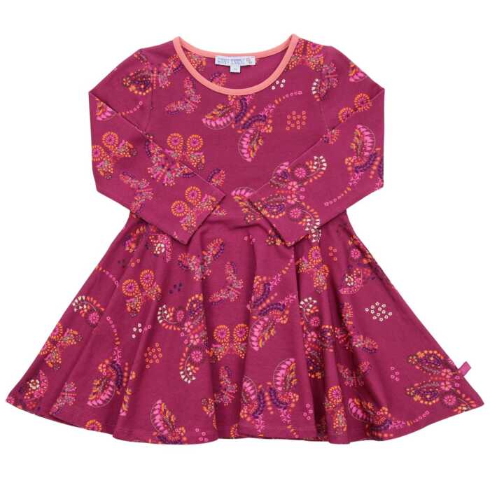 Enfant Terrible Drehkleid Schmetterlingsdruck berry-cinnamon