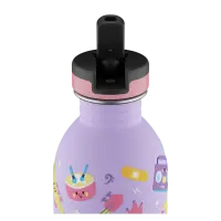 24bottles Urban Bottle 250ml Music Friends Trinkflasche Edelstahl mit Sport Lid
