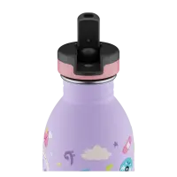 24bottles Urban Bottle 500ml Music Friends Trinkflasche Edelstahl mit Sport Lid