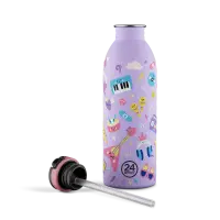 24bottles Urban Bottle 500ml Music Friends Trinkflasche Edelstahl mit Sport Lid