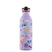 24bottles Urban Bottle 500ml Music Friends Trinkflasche Edelstahl mit Sport Lid