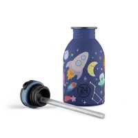 24bottles Urban Bottle 250ml Space Friends Trinkflasche Edelstahl mit Sport Lid