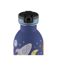 24bottles Urban Bottle 250ml Space Friends Trinkflasche Edelstahl mit Sport Lid