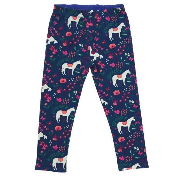 Enfant Terrible Wendeleggings Pferdedruck dark cobalt- cobalt