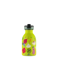24bottles Urban Bottle 250ml Veggie Friends Trinkflasche Edelstahl mit Sport Lid