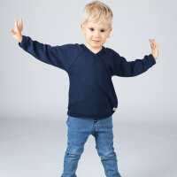 Engel Baby Wickelshirt, langarm, Interlock, Wolle/Seide