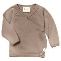 Engel Baby Wickelshirt, langarm, Interlock, Wolle/Seide