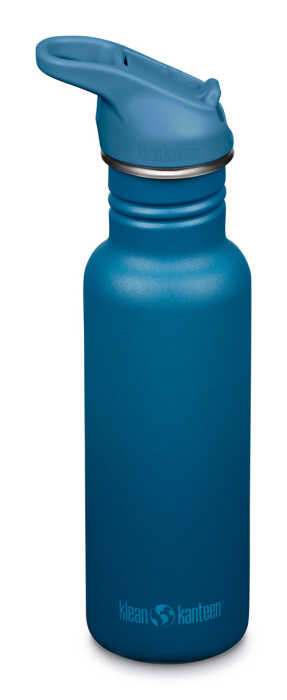 Klean Kanteen Edelstahl Trinkflasche Kid Classic 532ml  Flip Sport Cup